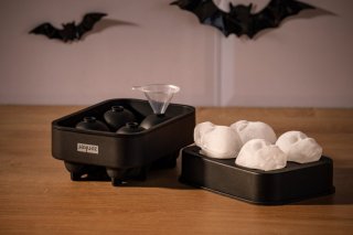 ZENKER Jégkockakészítő forma koponya szilikon Happy Halloween