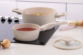 FM Nyeles edény üvegfedővel 16 cm Shell