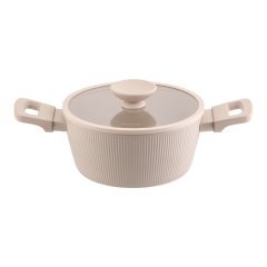 FM Főzőedény üvegfedővel 20 cm Shell