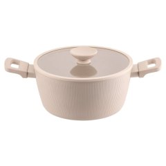 FM Főzőedény üvegfedővel 24 cm Shell