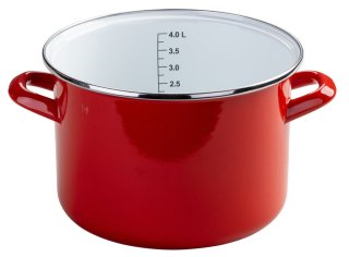 FM Főzőedény 20 cm zománcozott piros Amaille