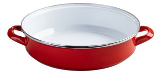 FM Főzőedény 28 cm zománcozott piros Amaille