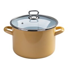 FM Főzőedény 16 cm zománcozott sárga Amellie