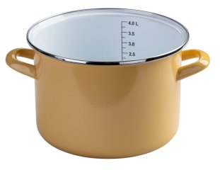 FM Főzőedény 20 cm zománcozott sárga Amellie