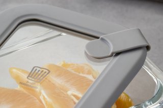 CHEFKOCH trifft Fackelmann Üveg ételtároló 370 ml