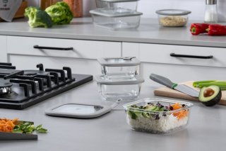 CHEFKOCH trifft Fackelmann Üveg ételtároló 520 ml