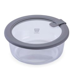 CHEFKOCH trifft Fackelmann Üveg ételtároló kerek 600 ml