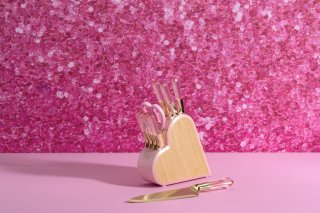 PARIS HILTON Kés szett gyémánt nyéllel 10 részes