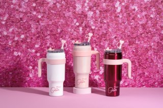 PARIS HILTON Duplafalú kulacs/tumbler 1 liter piros