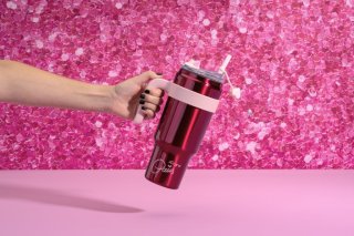 PARIS HILTON Duplafalú kulacs/tumbler 1 liter piros