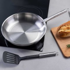 FM Serpenyő 28 cm rozsdamentes Oval