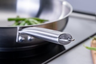 FM Serpenyő 28 cm rozsdamentes Oval