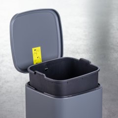 FM Konyhai szemetes 20 L szürke London