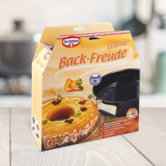 Dr OETKER Back-Freude Kerek tortaforma kuglófbetéttel 28 cm
