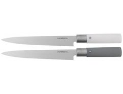 NIROSTA Japán kés, 34cm/21cm, szürke színű