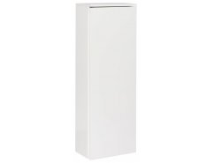 Midi szekrény 40 cm széles fényes fehér balos
