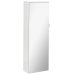 MAGIC Midi szekrény 40 cm széles fényes fehér balos