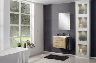 LED Tükör 60 cm széles