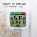 FM Digitális hőmérő/higrométer mágneses