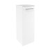 VERONA Midi szekrény 30 cm széles fényes fehér/magasfényű fehér jobbos