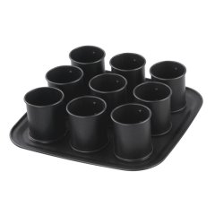 ZENKER Mini tortácska sütőforma 9 db-hoz Bake,Click&Go