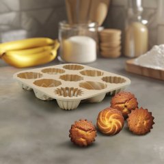 ZENKER Mini kuglóf/muffinsütő 9 db-hoz